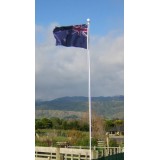 FP-031 Flagpole 20Ft (6m) White PC